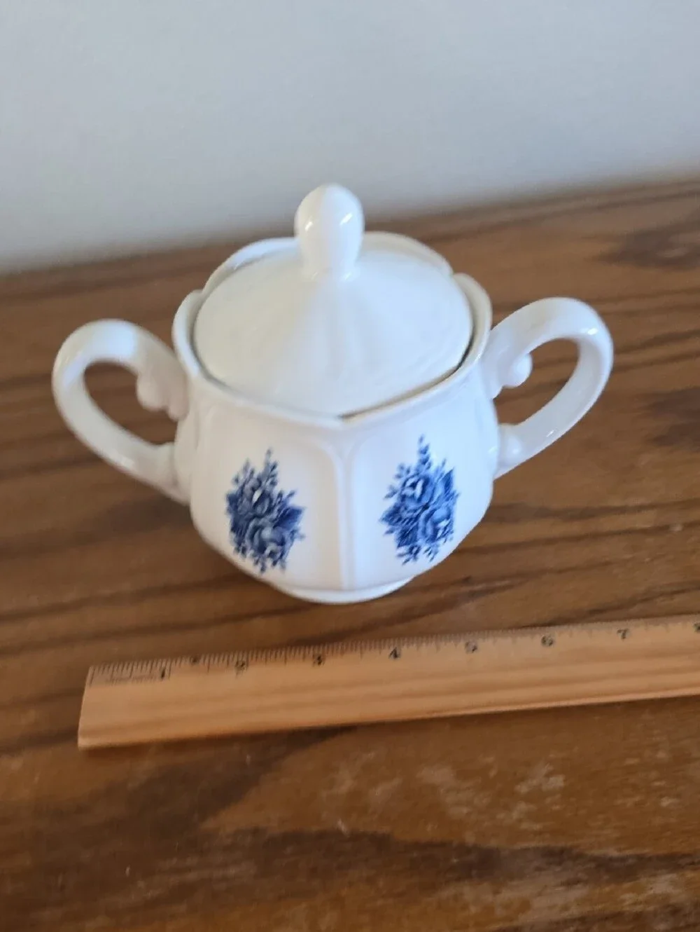 Vintage Mayhill Federalist Ironstone Sugar Bowl and Creamer Circa 1950's Tote 15